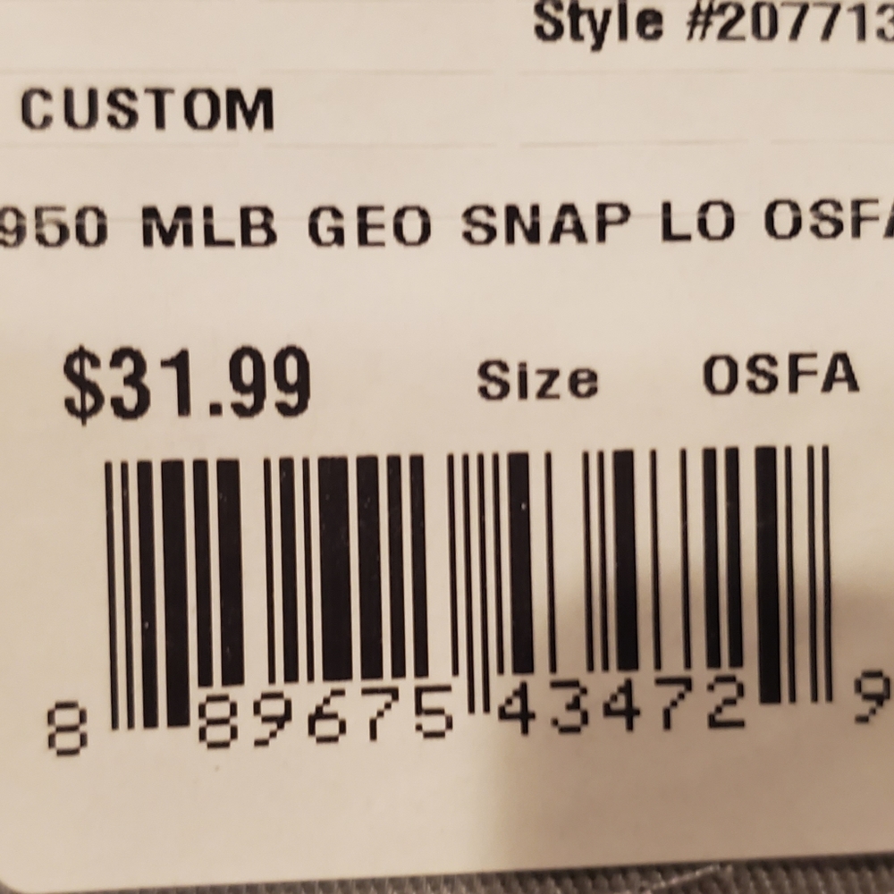 NWT New Era LA Snapback Cap Retail $32.00 brand new never worn very rare pattern - Picture 5 of 13